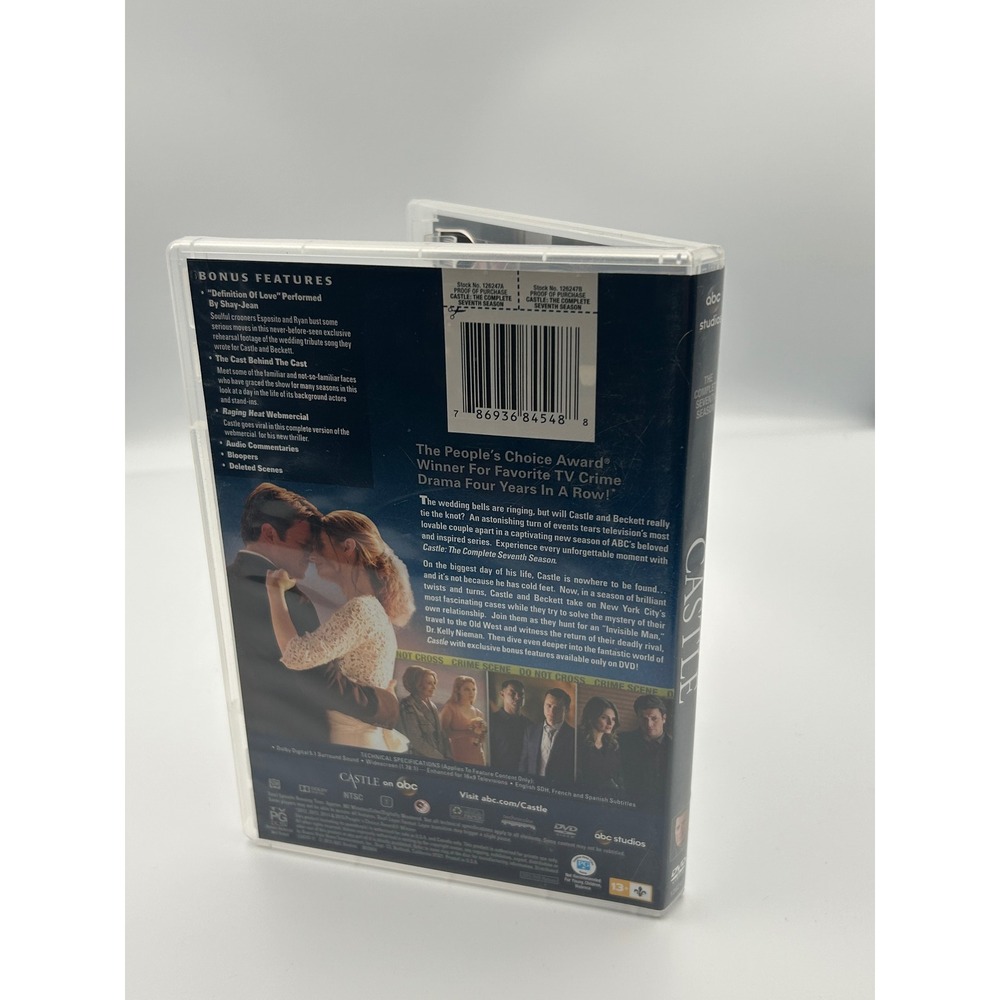 Castle The Complete Seventh Season DVD ABC Studios Crime Drama Nathan Fillion - Picture 2 of 2